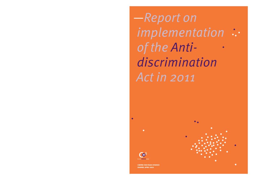Report on implementation of the Anti-discrimination Act in 2011 - 122