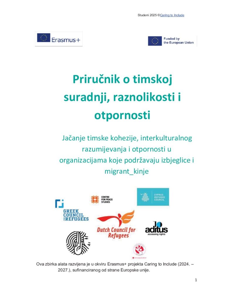 Priručnik o timskoj suradnji, raznolikosti i otpornosti - 7