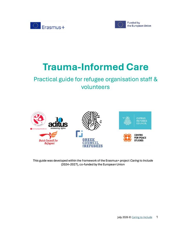 Practical guide for refugee organization staff & volunteers on Trauma-Informed Care - 6