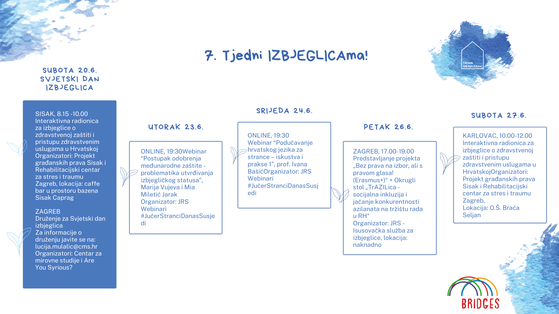 7. Tjedni IZBJEGLICAma! - 2